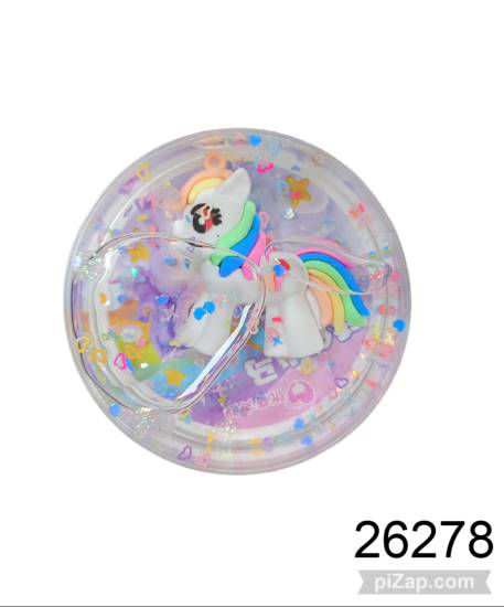 Imagen de SLIME TRANSPARENTE CON UNICORNIOS 4.26